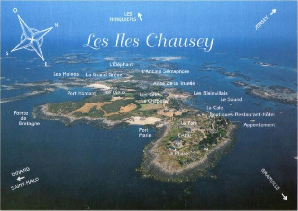 Studio De La Mer A Donville Les Bains Экстерьер фото